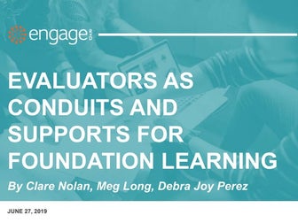 Improving Evaluation in Philanthropy