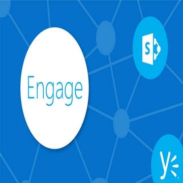 Engage roadshow - Partie 1 - le social