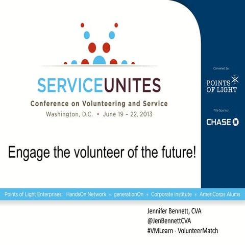 NCVS - Engage the volunteer of the future
