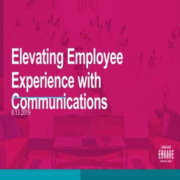 Elevating Employee Experience with Communications