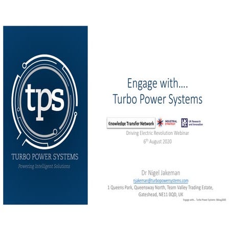 Engage with...TPS | Driving the Electric Revolution Webinar