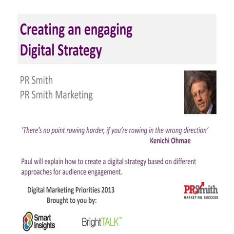 Creating an engaging Digital Strategy