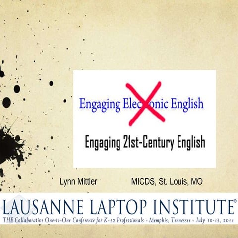 Engaging 21st century english2011