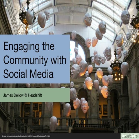 Engaging with the community using social media