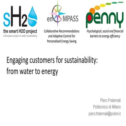 Engaging customers for sustainability