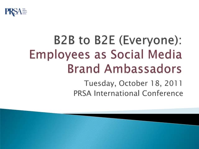 Engaging Employees As Brand Ambassa...