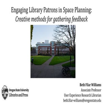 Engaging Library Patrons in Space Planning_ Creative methods for gathering fe...