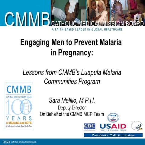 Malaria in Pregnancy-Strengthening Health Systems to Improve Outcomes ...