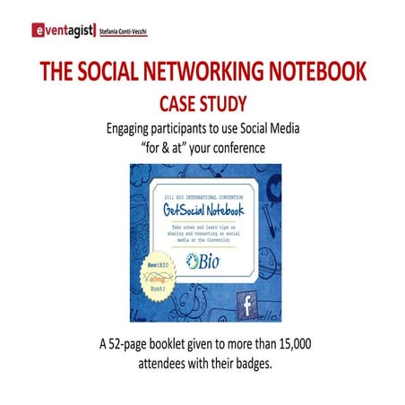 Engaging participants to use social media for&at your conference