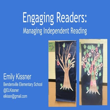 Engaging readers: Managing independent reading