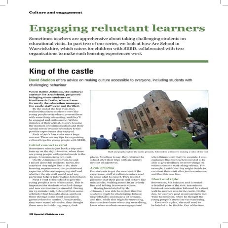 Engaging reluctant learners