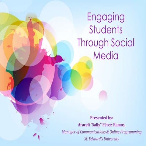 Engaging students through Social Media