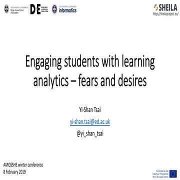 Engaging students with learning analytics fears and desires
