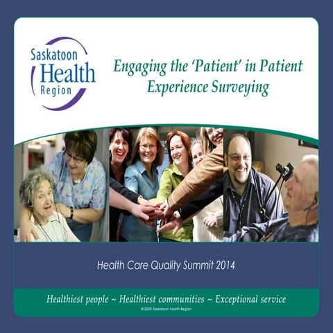 Engaging the 'Patient' in Patient Experience Surveying