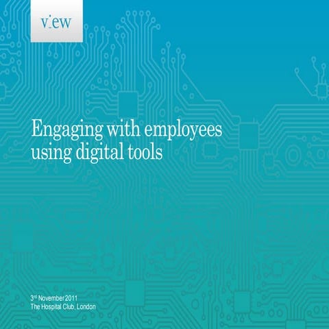 Engaging with employees using digital tools