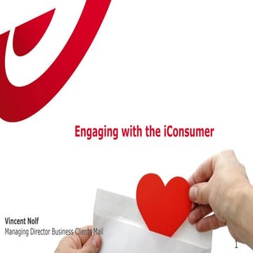 Engaging with iConsumer - BDMA Congres