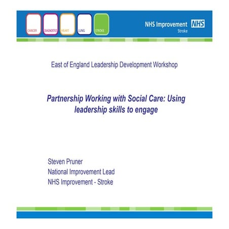 Engaging With Social Care Slides For Eo E Leadership Programme