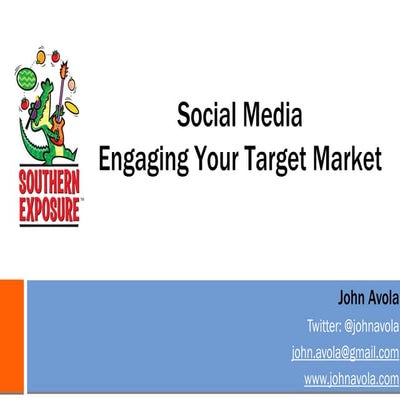 Social Media and Your Target Market