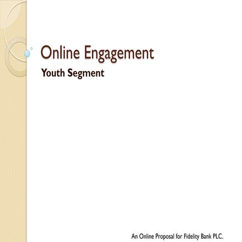 Engaging youths online