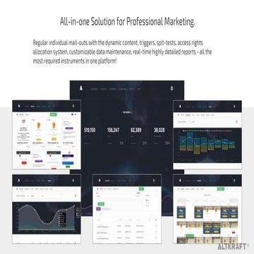 ALTKRAFT - a complex platform for marketing and comunication.