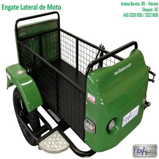 Engate lateral de moto