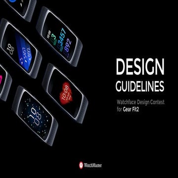 Gear Fit2 Watchface Design Guide
