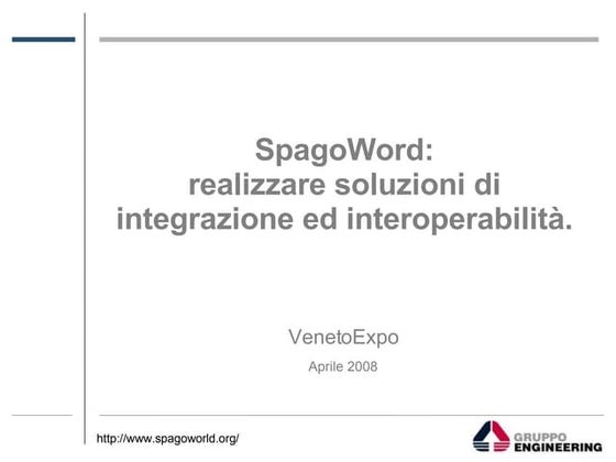 Presentazione di SpagoWord