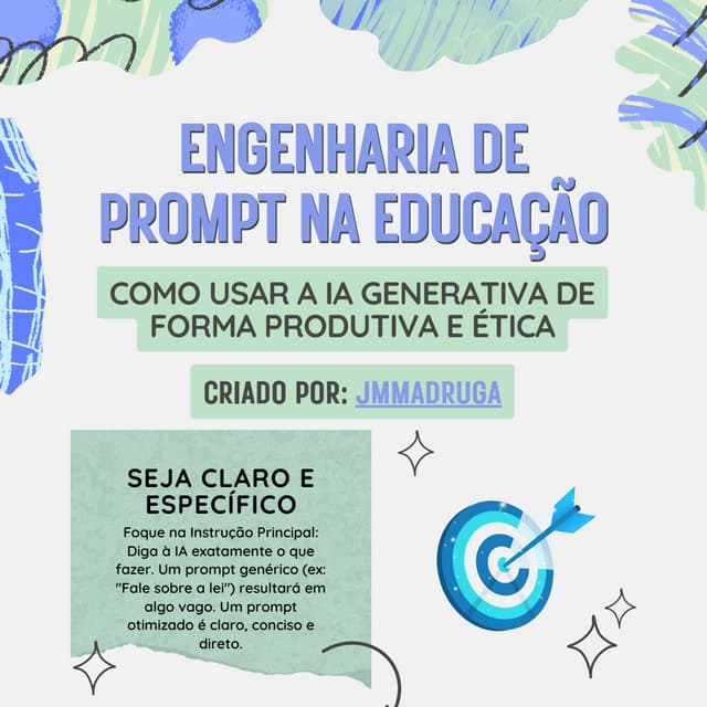 Infográfico - Engenharia de Prompt na Educação - IFSul 2025