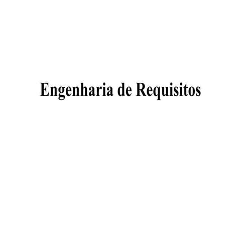 Engenharia de requisitos