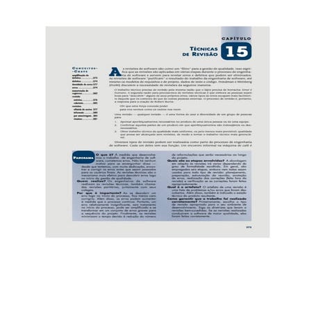 Engenharia de software 7° edição roger s.pressman capítulo 15