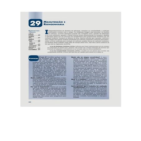 Engenharia de software 7° edição roger s.pressman capítulo 29