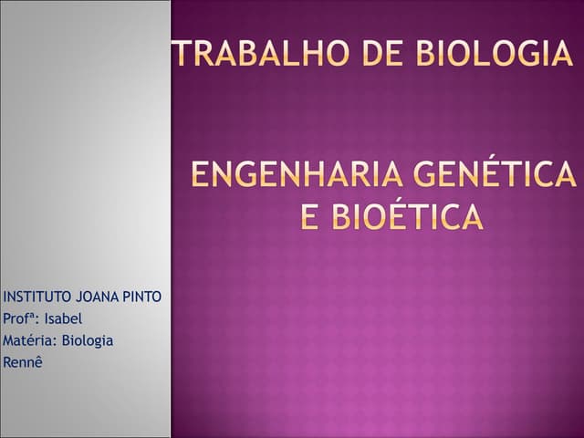 Engenharia genética