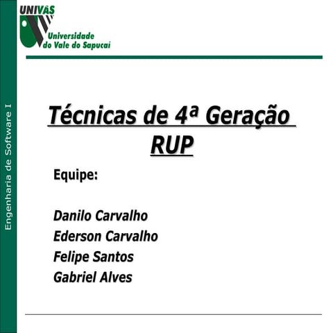 Rational Unified Process - RUP | PDF