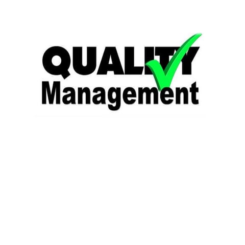 Quality Management and Statistical Process Control