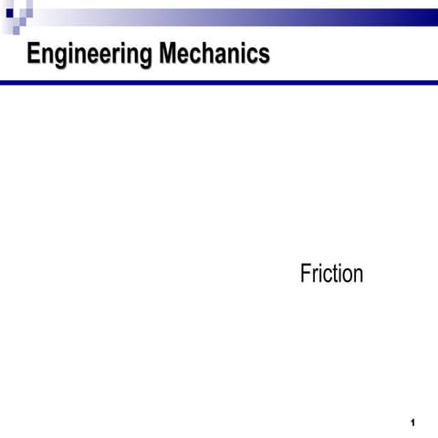 concepts about friction