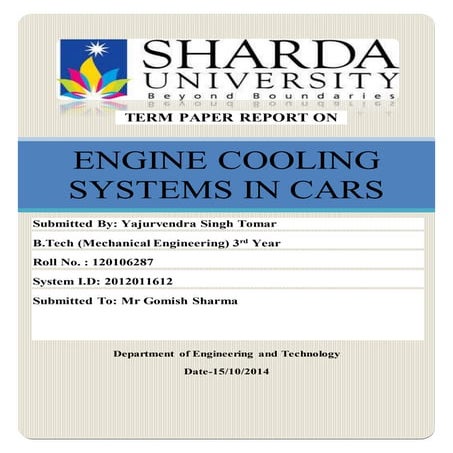 Engine cooling system