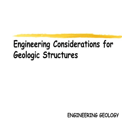 Engineering considerations