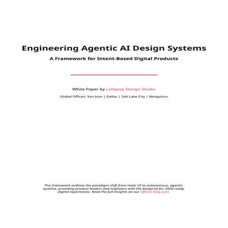 Engineering Agentic AI Design Systems: Framework for Intent-Based ...