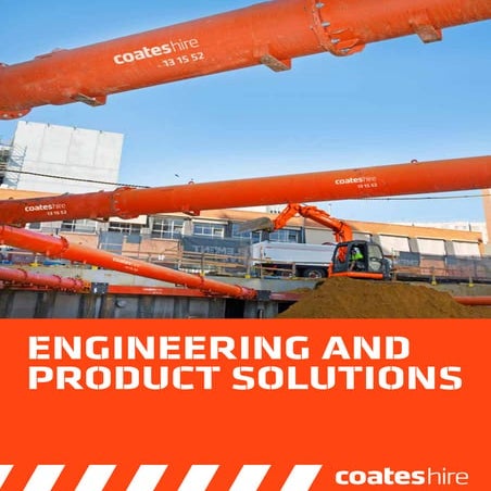 Coates Hire's Engineering and Product Solutions | PDF