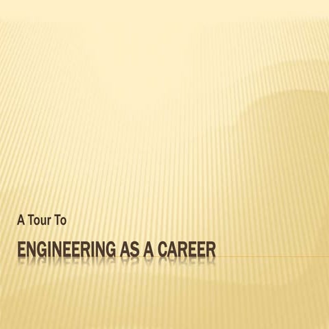 Engineering as a career