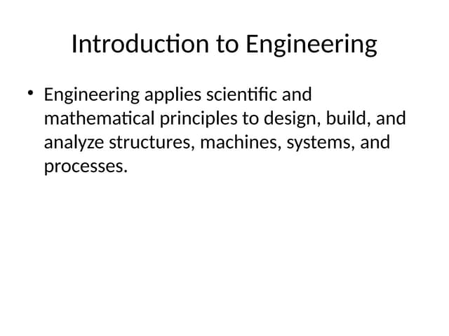 Introduction to engineering _ chapter 01