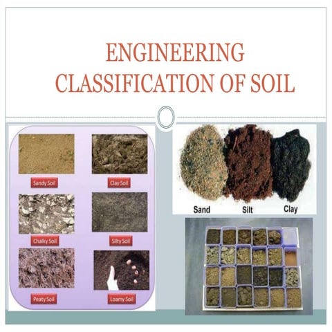 Engineering classification of soil