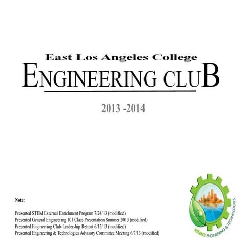 Engineering club presentation (072813) (modified) | PPTX