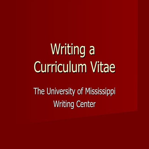 Engineering curriculum vitae and cover letter