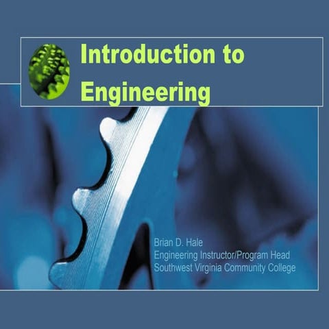 Engineering Disciplines