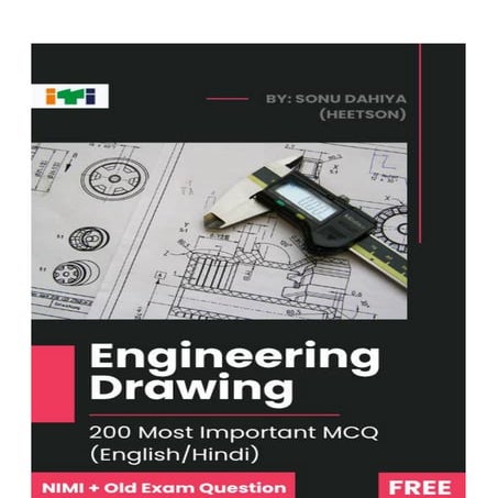 ITI Engineering Drawing Question Paper MCQ Book Free Question Bank