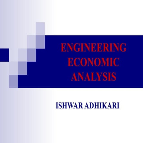 Engineering Economics for engineers to become economical.ppt