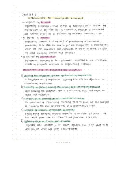 Engineering Economics Notes Pdf Engineering Economics Notes Pdf