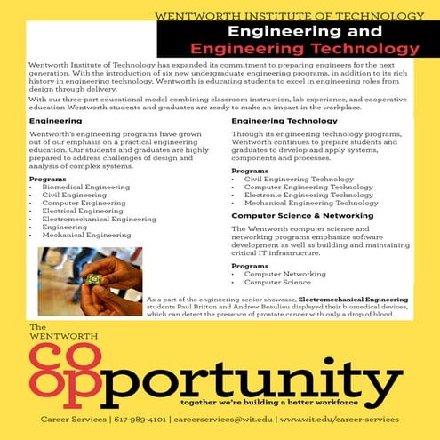 Engineering & engineering technology @ wit