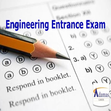 Engineering Entrance Exam